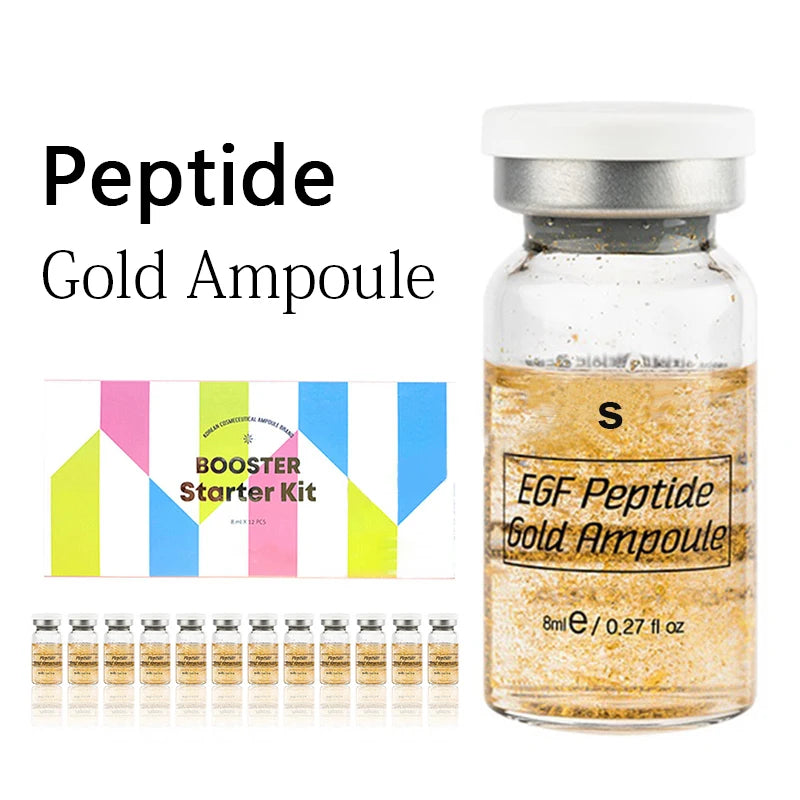 Korea 8ml Salmon DNA Ampoule Skin Booster Serum Kit Peptide Moisturize Rejuvenation Skin Whitening For 0.3mm Microneedle Serum