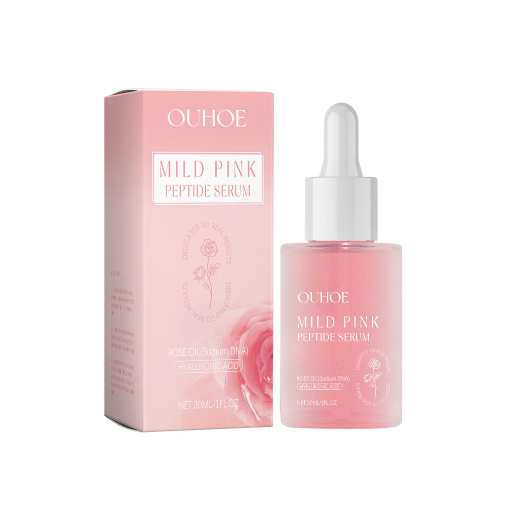 Rose Facial Essence Liquid Peptide Moisturizing Brightening Nourishing Fine Repair Skin Care Beauty Serum for Facial Treatment
